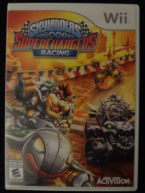 Sky Landers Super Charged Racing With Platform Nintendo Wii