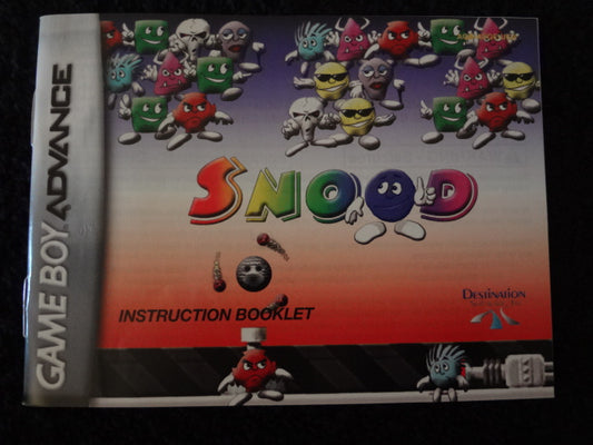 Snood Nintendo GameBoy Advence