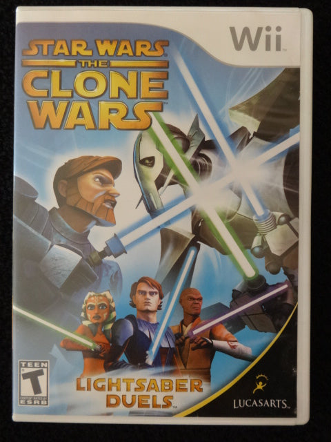 Star Wars The Clone Wars Lightsaber Duels Nintendo Wii