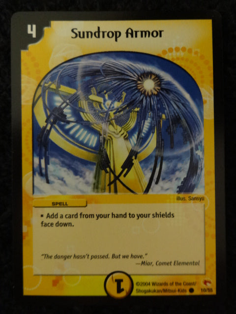 Sudrop Armor Duel Masters Trading Card