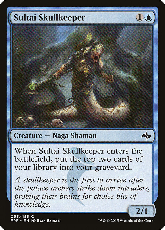 Sultai Skullkeeper Magic The Gathering Fate Reforged