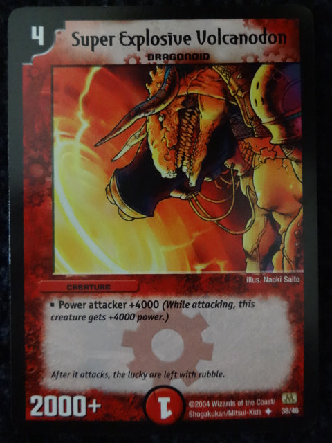 Super Explosive Volcanodon Duel Masters Trading Card