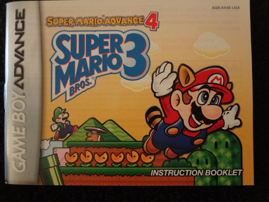 Super Mario Advance 4 Super Mario Bros. 3 Nintendo GameBoy Advance