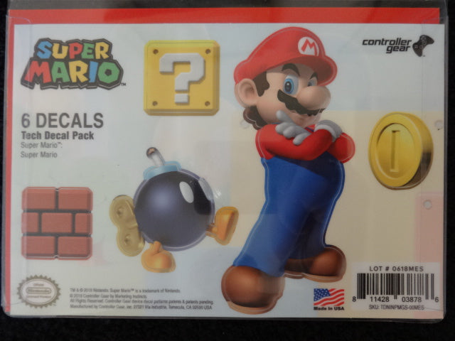 Super Mario Super Mario Tech Decals