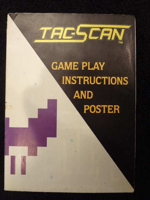Tac Scan Instruction Booklet Atari 2600