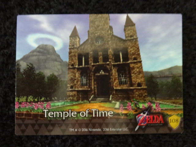 Temple Of Time Enterplay 2016 Legend Of Zelda Collectable Trading Card Number 108
