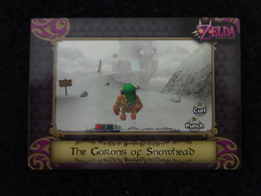 The Gorons of Snowhead Enterplay 2016 Legend Of Zelda Collectable Trading Card Number 36