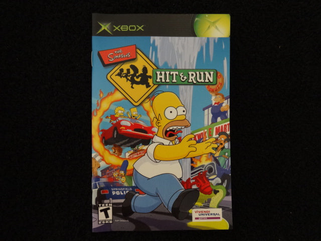 Simpsons Hit and Run Microsoft Xbox