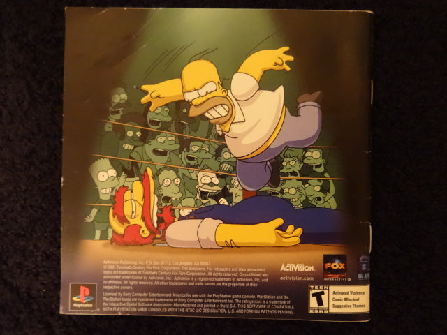 The Simpsons Wrestling Sony PlayStation