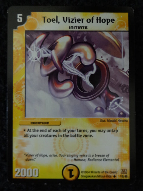 Tole Vizier of Hope Duel Masters Trading Card