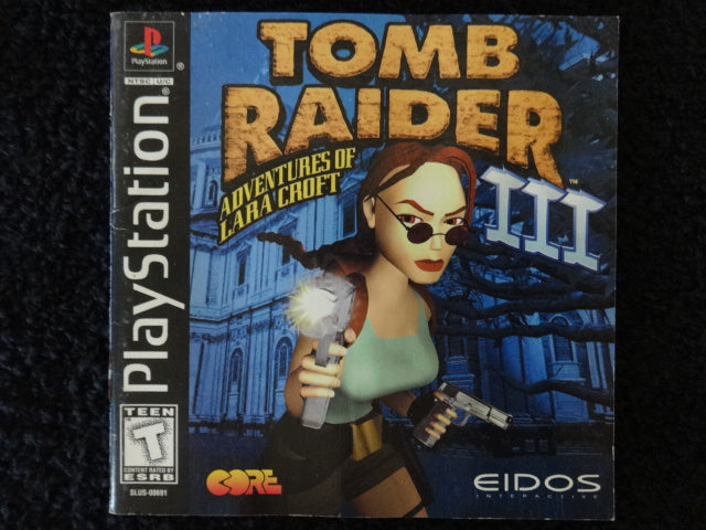 Tomb Raider III Sony PlayStation