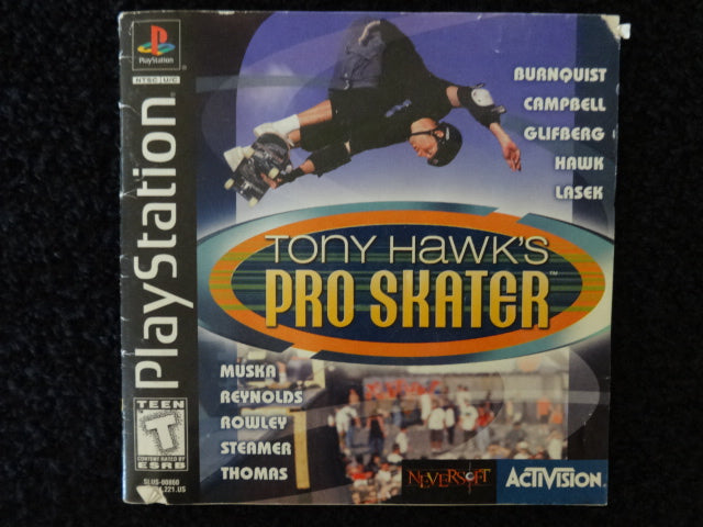 Tony Hawk's Pro Skater Sony PlayStation