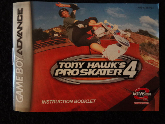Tony Hawk's Pro Skater 4 Nintendo GameBoy Advance
