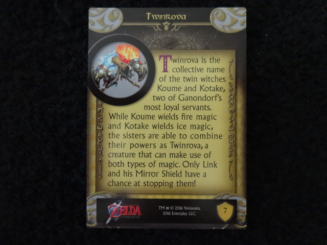Twinrova Enterplay 2016 Legend Of Zelda Collectable Trading Card Number 7