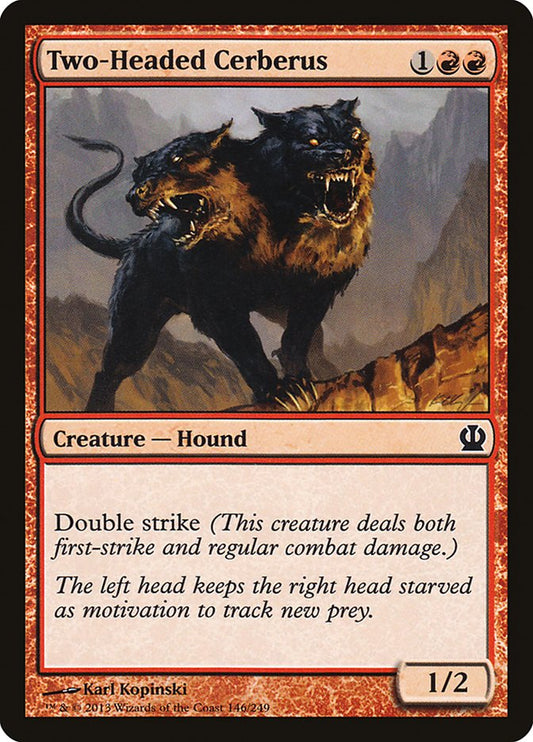 Two-Headed Cerberus Magic The Gathering Theros