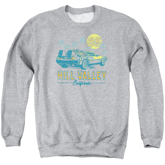 BACK TO THE FUTURE : 85 ADULT CREW SWEAT Athletic Heather MD
