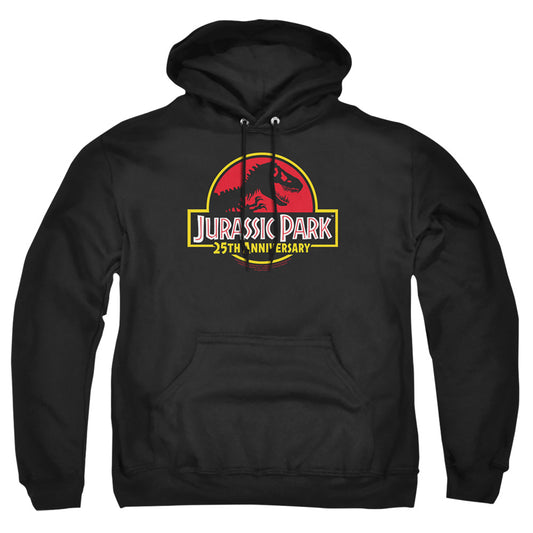 JURASSIC PARK : 25TH ANNIVERSARY LOGO ADULT PULL OVER HOODIE Black MD