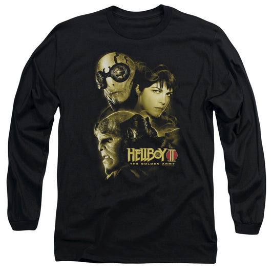 HELLBOY II : UNGODLY CREATURES L\S ADULT T SHIRT 18\1 BLACK 2X