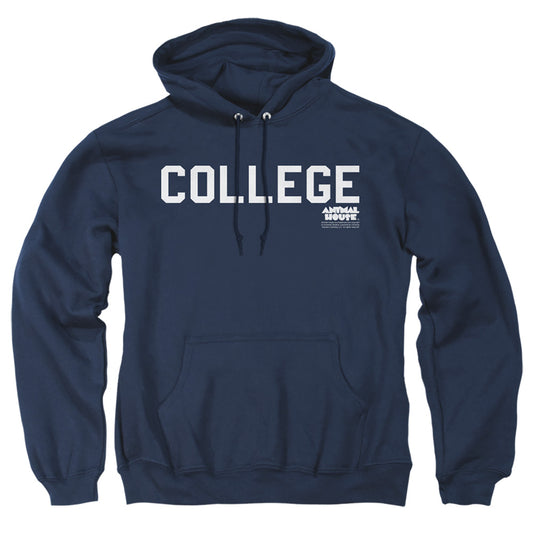 ANIMAL HOUSE : COLLEGE ADULT PULL OVER HOODIE Navy 2X