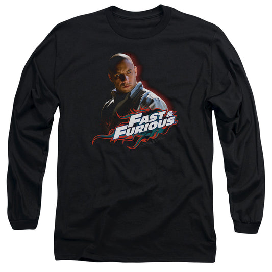 FAST AND THE FURIOUS : TORETTO L\S ADULT T SHIRT 18\1 BLACK 2X