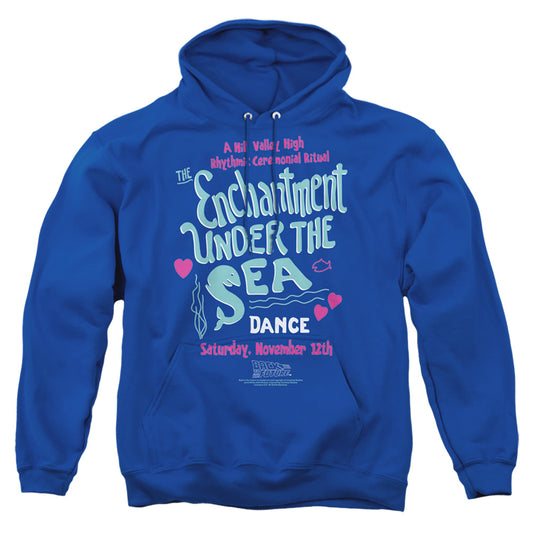 BACK TO THE FUTURE : UNDER THE SEA ADULT PULL OVER HOODIE Royal Blue 2X