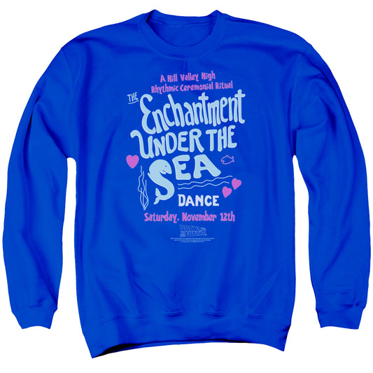 BACK TO THE FUTURE : UNDER THE SEA ADULT CREW NECK SWEATSHIRT ROYAL BLUE 2X