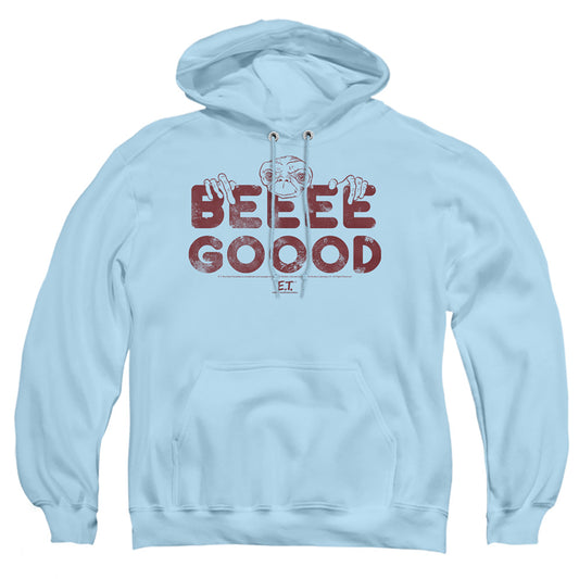 ET : BE GOOD ADULT PULL OVER HOODIE LIGHT BLUE SM