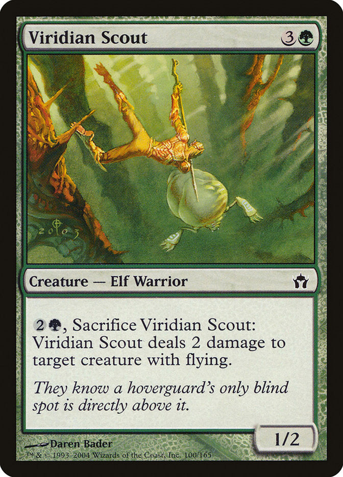 Viridian Scout Magic The Gathering Fifth Dawn