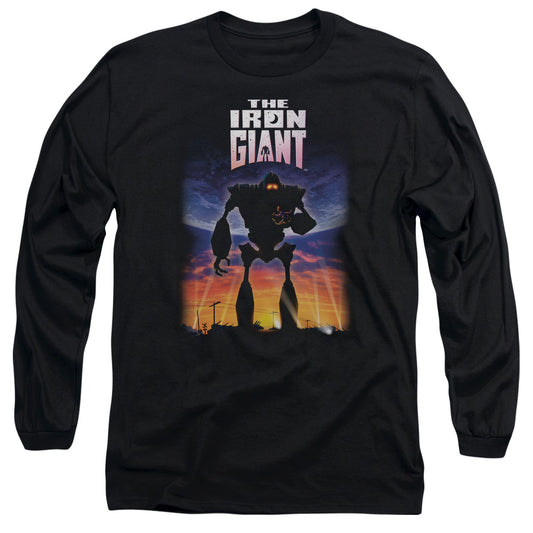 IRON GIANT : POSTER L\S ADULT T SHIRT 18\1 BLACK MD