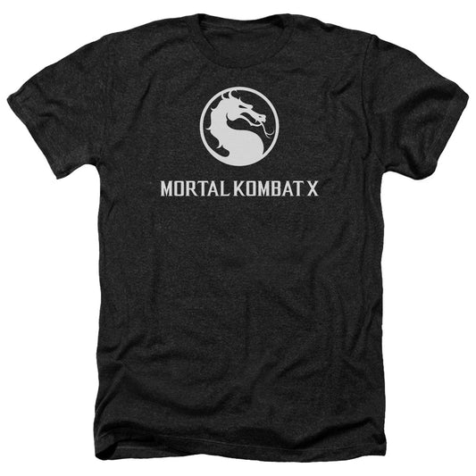 Mortal Kombat X Dragon Logo Adult Size Heather Style T-Shirt