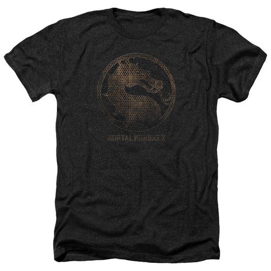 Mortal Kombat X Metal Seal Adult Size Heather Style T-Shirt