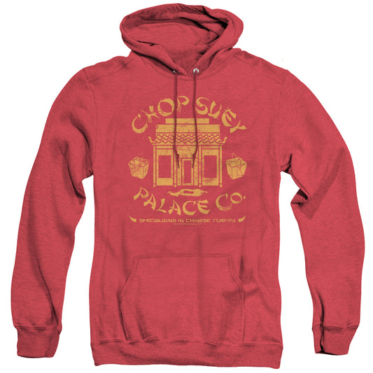 A CHRISTMAS STORY : CHOP SUEY PALACE CO ADULT HEATHER HOODIE RED 2X