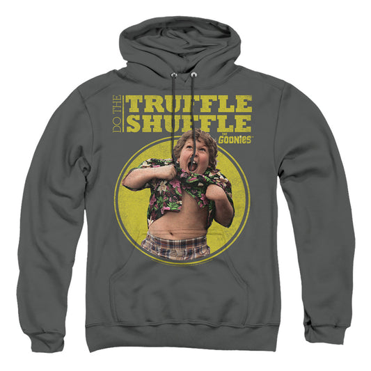 THE GOONIES : CHUNK TRUFFLE SHUFFLE ADULT PULL OVER HOODIE Charcoal MD