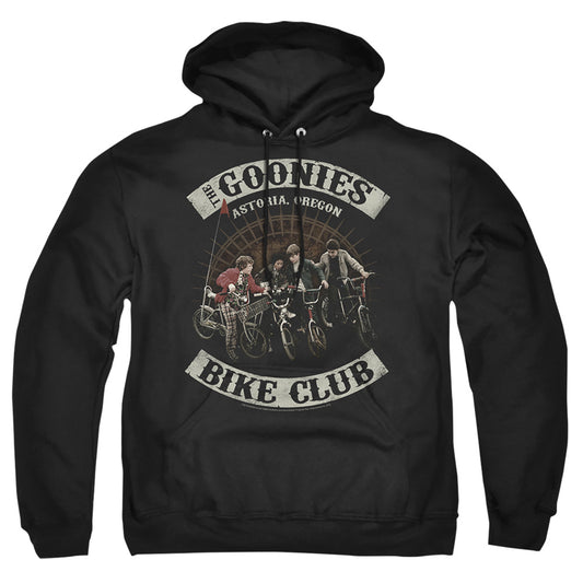 THE GOONIES : BIKE CLUB ADULT PULL OVER HOODIE Black XL