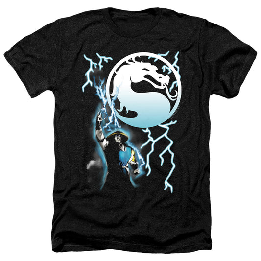 Mortal Kombat Klassic Raiden Adult Size Heather Style T-Shirt