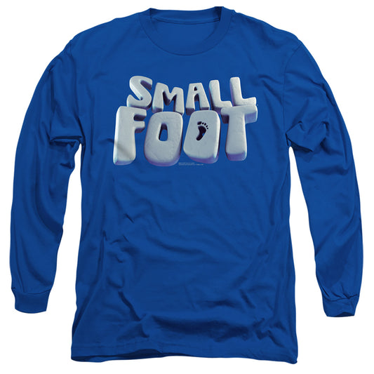 SMALLFOOT : SMALLFOOT LOGO L\S ADULT T SHIRT 18\1 Royal Blue 2X