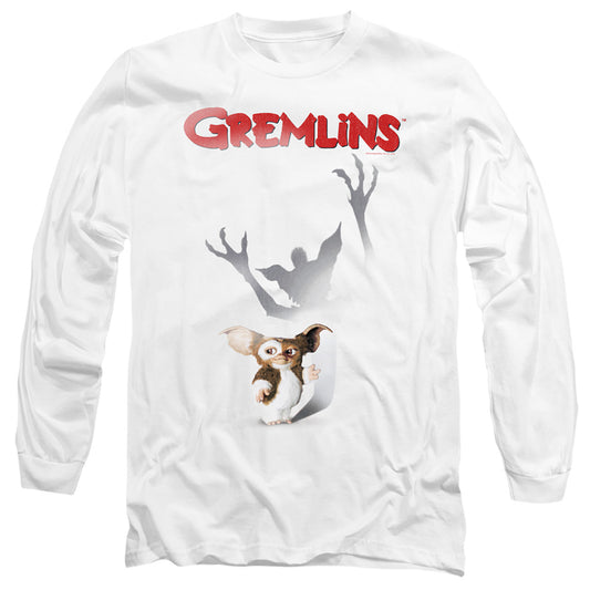 GREMLINS : SHADOW L\S ADULT T SHIRT 18\1 White 2X