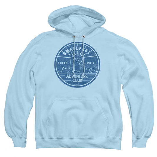 SMALLFOOT : ADVENTURE CLUB ADULT PULL OVER HOODIE Light Blue 2X