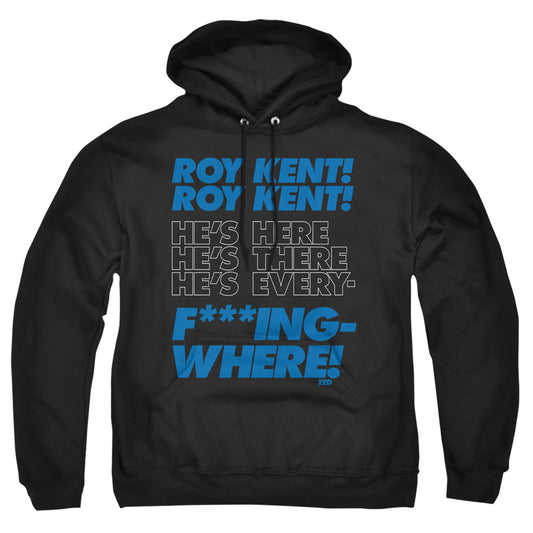 TED LASSO : ROY KENT CHANT ADULT PULL OVER HOODIE Black MD