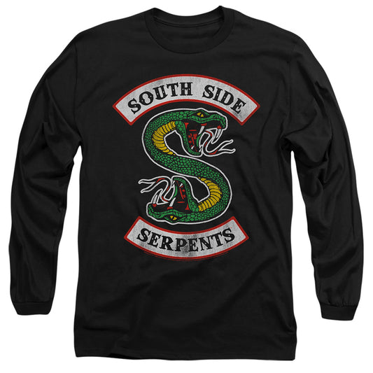 RIVERDALE : SOUTH SIDE SERPENT L\S ADULT T SHIRT 18\1 Black XL