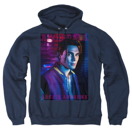 RIVERDALE : ARCHIE ANDREWS ADULT PULL OVER HOODIE Navy LG