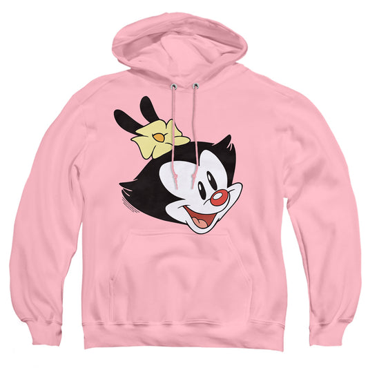 ANIMANIACS : DOT HEAD ADULT PULL OVER HOODIE Pink 2X
