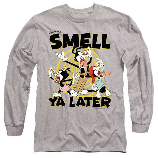 ANIMANIACS : SMELL YA LATER L\S ADULT T SHIRT 18\1 Athletic Heather SM