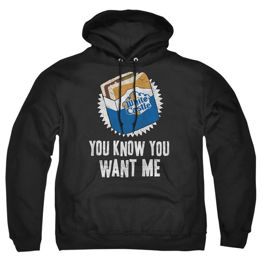 WHITE CASTLE : WANT ME ADULT PULL OVER HOODIE Black 2X
