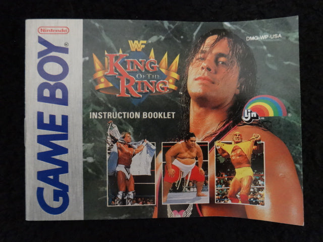 WWF King Of The Ring Nintendo Game Boy Instruction Booklet