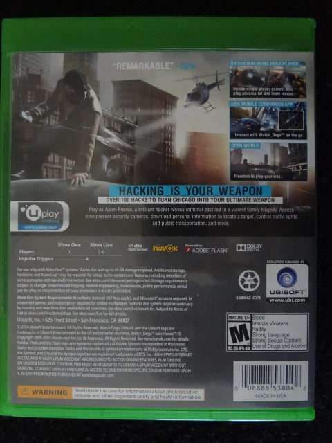 Watch Dogs  Xbox 360 Games