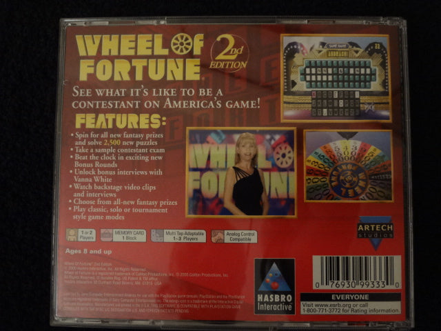 Wheel Of Fortune 2nd Edition Sony PlayStation