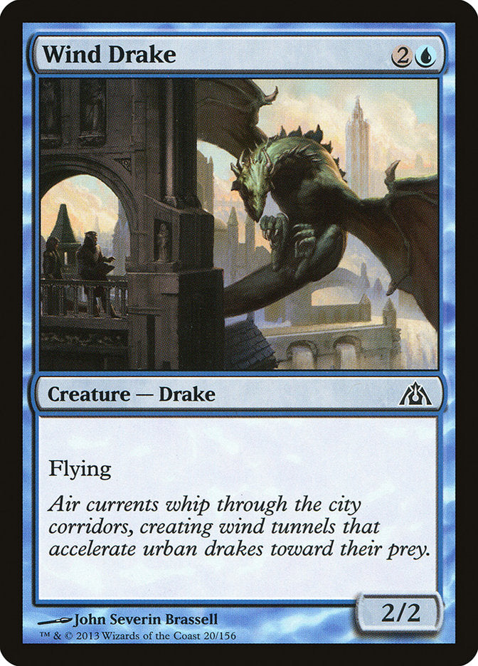 Wind Drake Magic The Gathering Dragons Maze