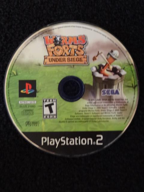 Worms Forts Under Siege Sony PlayStation 2