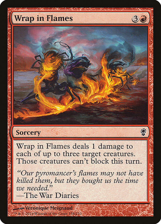 Wrap in Flames Magic The Gathering Conspiracy